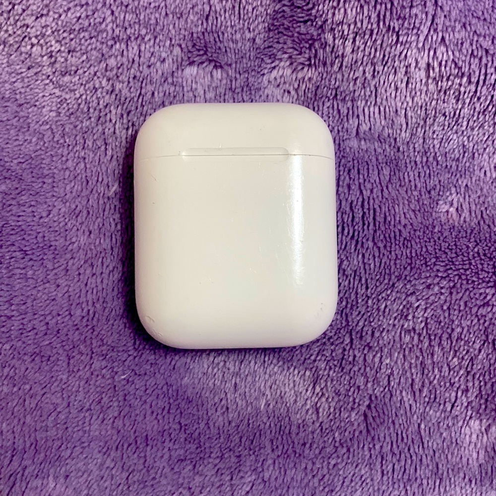 AirPods charging case alone, no AirPods